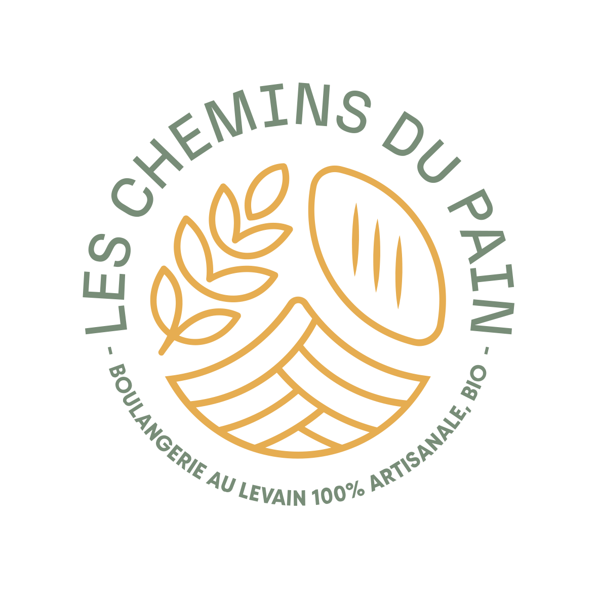 Logo de la boulangerie Les Chemins du Pain