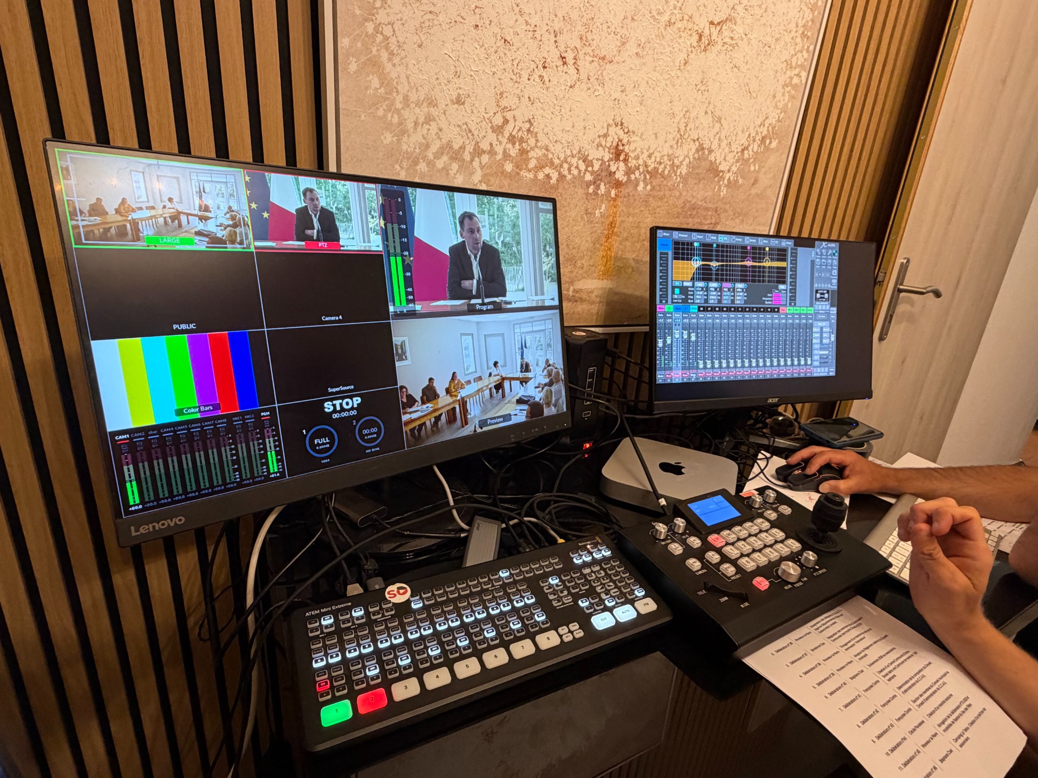 Régie du conseil municipal de Bias retransmis en direct